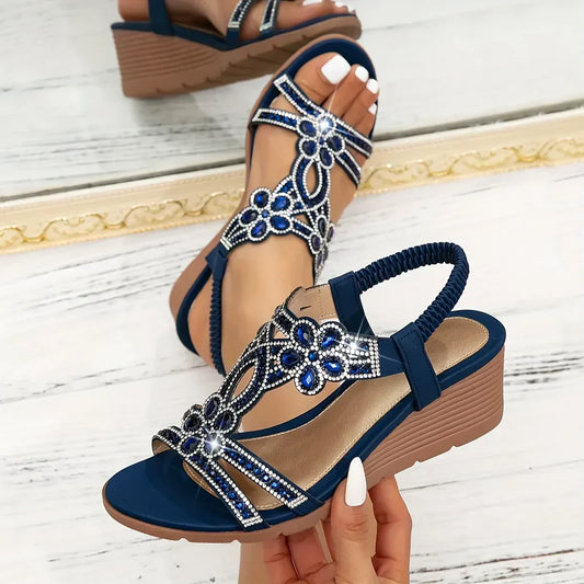 Liesbeth - Luxe Wedge Sandalen