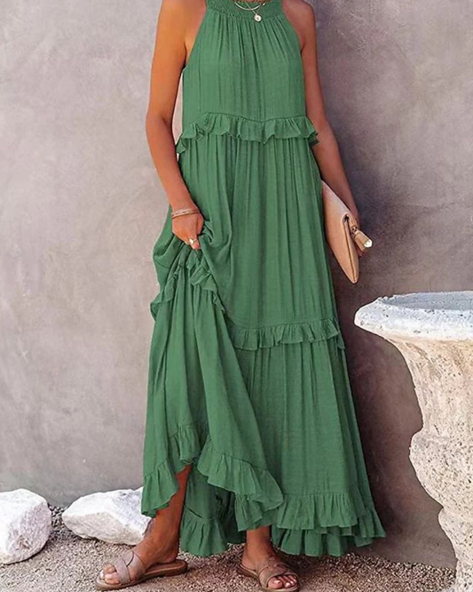 Nikki - Elegante Mouwloze Zonnejurk
