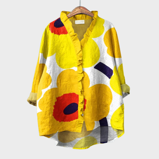 Olivia - Bloemen Zomerblouse