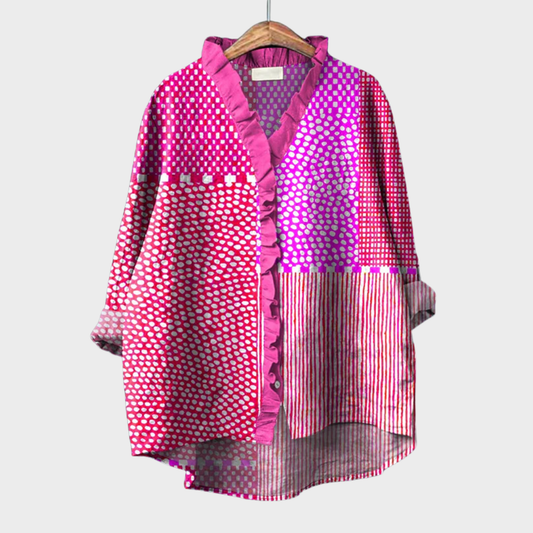 Kiki - Roze Zomerblouse