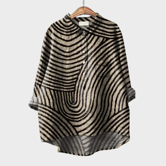 Lara - Grafische Zomerblouse
