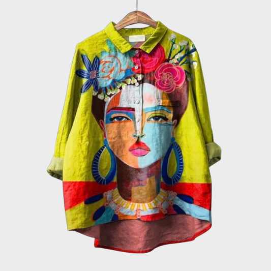 Anouk - Artistieke Zomerblouse