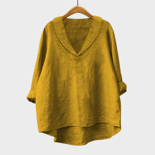 Famke - V-Hals Blouse
