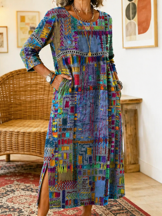 Renske - Patchwork Jurk