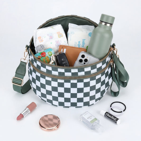 CARRIE - Checkered Bum Bag