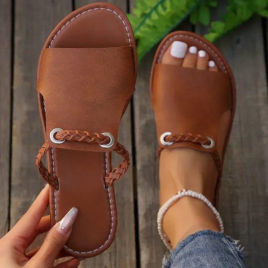 Marjolein - Gevlochten Boho Sandalen